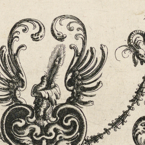 Print, Plate 48, from Neüw Grotteßken Buch (New Grotesque Book), 1610