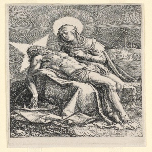 Print, Pieta, 1596