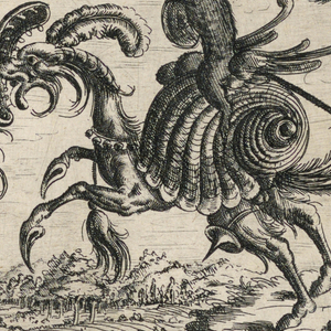 Print, Plate 6, from Neüw Grotteßken Buch (New Grotesque Book), 1610