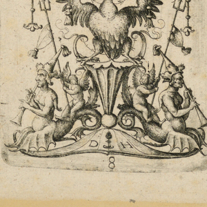 Print, Ornamental Candelabrum, 1520
