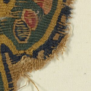 Fragment Mounted Onto A Support Fabric (Egypt), 4th century