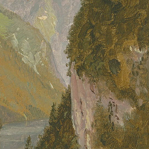 Drawing, Königssee, Bavaria, July 1868