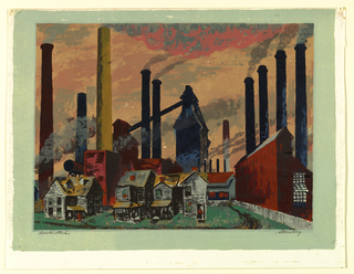 Print, Smoke Stacks