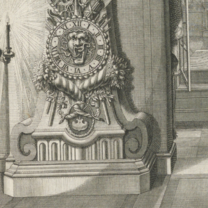 Print, Funffte Ausgab seiner vorhabenden werckes...Unterschiedliche Neuinventirte Verkleiden Zu Modernen und Astonmischen Perpendicul-Uhren..., ca. 1720
