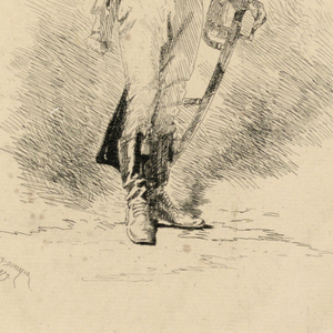 Print, The Military Salute, 1879