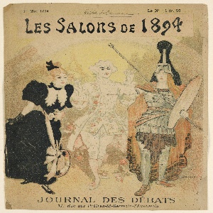 Print, Le Salon de 1894, cover Journal des Débats, May 1, 1894