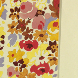 Drawing, Stylized all-over floral, 1928