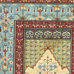 Drawing, Ghiordes Prayer Rug, ca. 1900