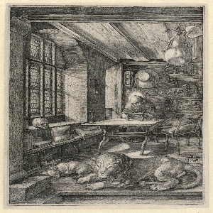 Print, St. Jerome in his Study, 1514