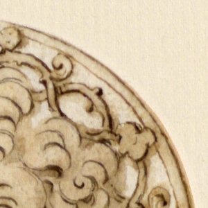 Drawing, Chased Silver Medallion, 1532–43