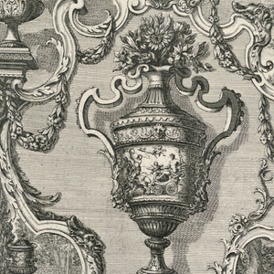 Print, Unterschiedlich Augspurgische Goldschmidts Arbeit, "Ver", Plate 1, 1721–40