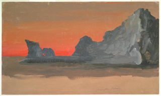Drawing, Iceberg at Midnight, Labrador
