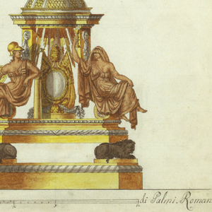Drawing, Design for a Candelabrum, 1800–1815