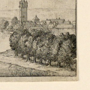 Print, Distant View of Cannstadt, 1665