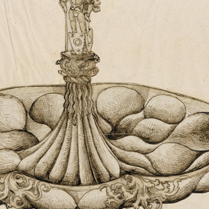 Drawing, Silver Centerpiece, 1498