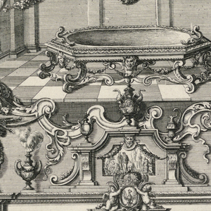 Print, Unterschiedlich Augspurgische Goldschmidts Arbeit, "Hyms", Plate 4, 1721–40