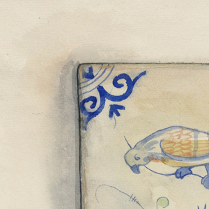 Drawing, Designs after 17th Century Dutch Tiles, ca. 1920