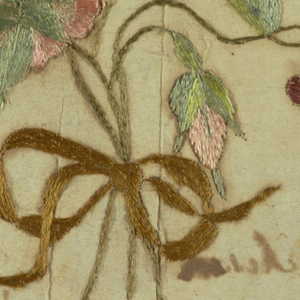 Embroidery, late 19th century