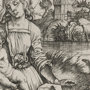 Print, The Virgin with the Monkey, ca. 1506