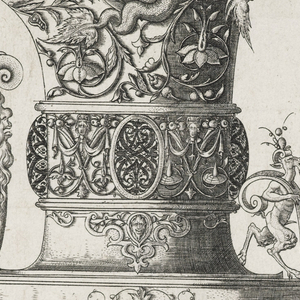 Print, Plate from Insignae ac plane novum opus crater graphicum (A New Artistic Work, Eminent and Clear, On the Vessel), 1551