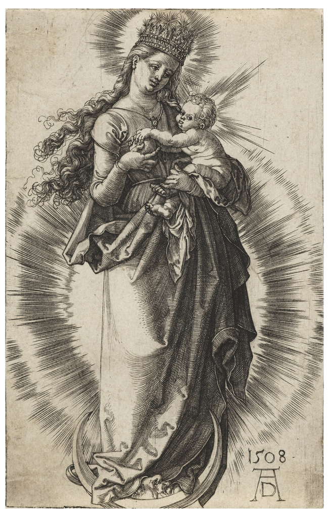 Print, The Virgin with the Starry Crown