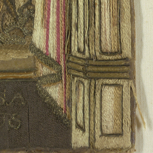 Mock Embroidered Picture (Italy), late 17th–early 18th century