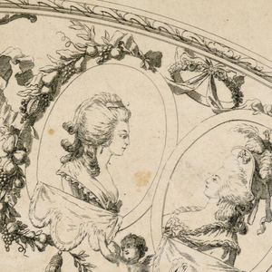 Print, Two designs for candy boxes, 1780–90