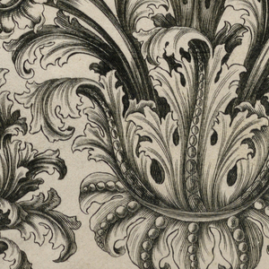 Print, Acanthus frieze, ca. 1640