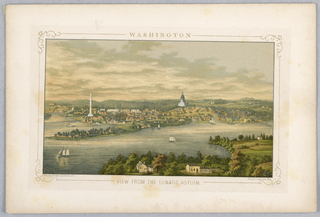 Print, Washington, View from the Lunatic Asylum