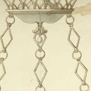 Drawing, Altar Lamp, ca. 1830