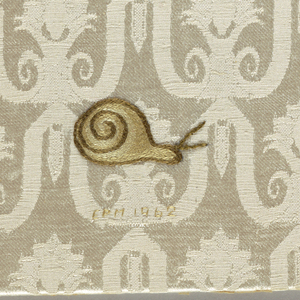 Embroidered Picture, Cat and Snail, 1962