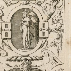 Print, Grotesque with Deities. Plate 05 “Ariadne,” 2nd state