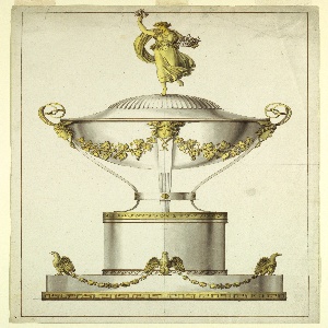 Drawing, Design for an Ovoidal Tureen, early 19th century