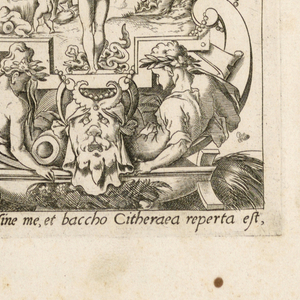 Print, Grotesque with Deities. Plate 14 “Ceres,” 2nd state