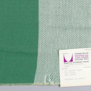 Sample, Milverel Stripe, 1966