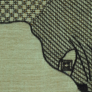 Embroidered Picture, Cat and Snail, 1962