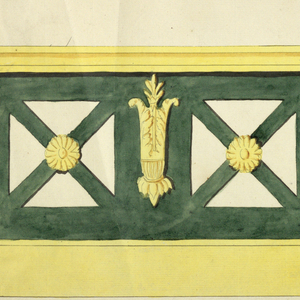 Drawing, Two Andirons, 1800–1825