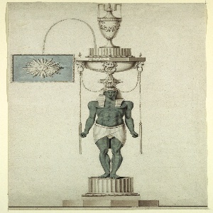 Drawing, Design for an Oil Lamp, late 18th century