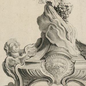 Print, Silver monstrance executed in 1727, 1730–50