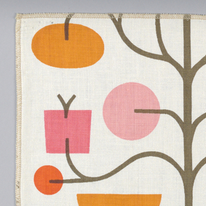 Textile Sample, Fruit Tree, 1961