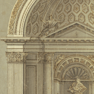 Drawing, Design for an altar for St. Anthony of Padua, 1685–1700