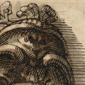 Drawing, Project for an Escutcheon, 1625–1650