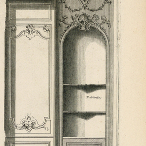 Print, Panelling of the Bathroom, ca. 1727