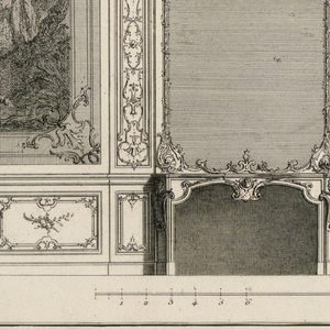 Print, Panelling of the Cabinet in Palais Bourbon, ca. 1737