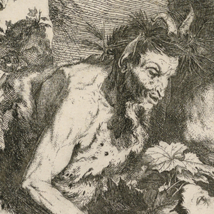 Print, Silenus, 1628