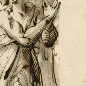 Drawing, Design for Sculpture: Ang