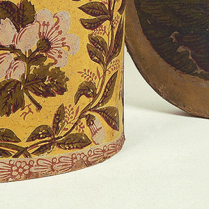 Bandbox And Lid (USA), ca. 1830