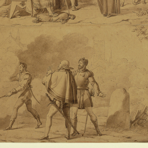 Drawing, Six Scenes from the Life of Jeanne d