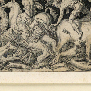 Print, Wild Animal Hunt (frieze)