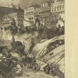 Print, View of Venice from the Grand Canal, 1888